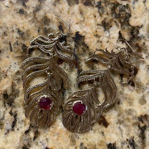 Kendra Scott feather earrings